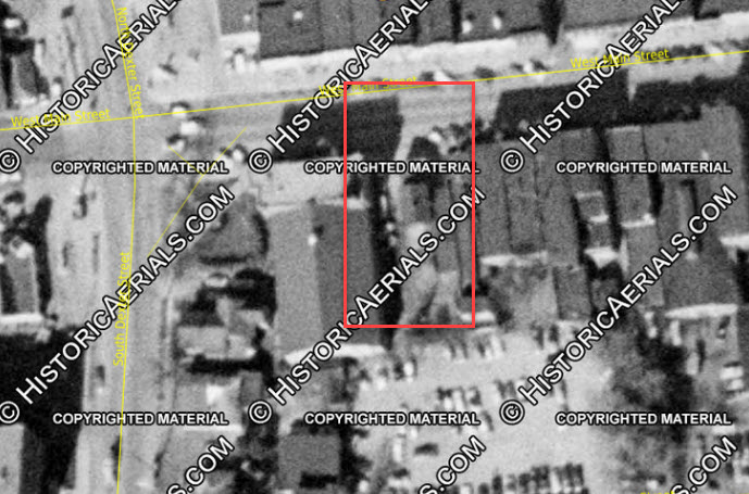 Orpheum Theatre - 1955 Aerial Photo (newer photo)